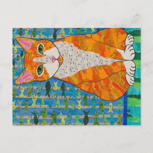 Marmalade Cat Postkarte (Vorderseite)
