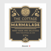 Marmalade Conserve Maker Aufkleber (Blatt)