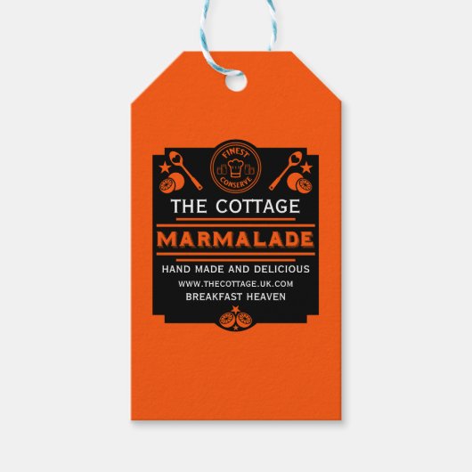 Marmalade Conserve Maker Geschenkanhänger (Vorderseite)