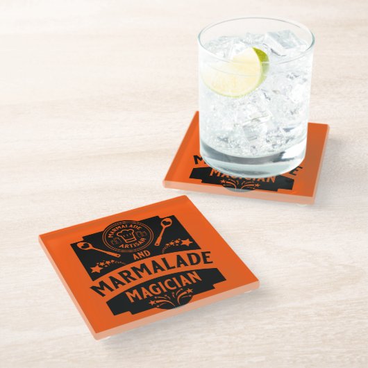 Marmalade Jam Glasuntersetzer (Schrägansicht)