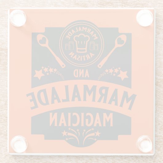 Marmalade Jam Glasuntersetzer (Rückseite)