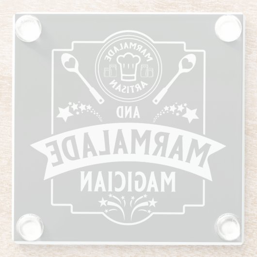 Marmalade Jam Glasuntersetzer (Rückseite)