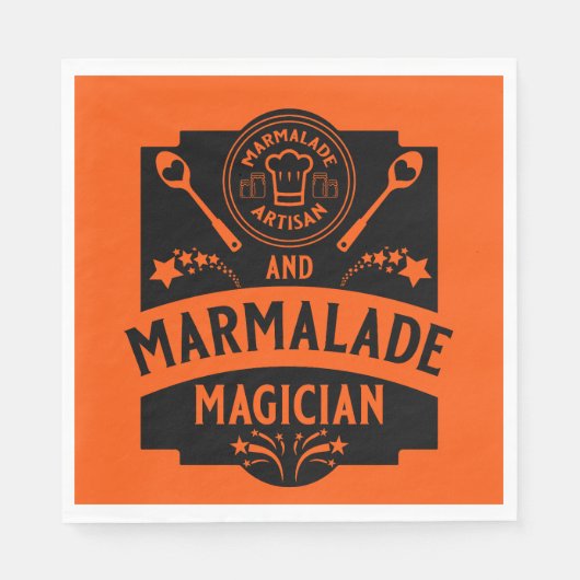 Marmalade Jam Serviette (Vorderseite)