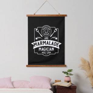 Marmalade Jam Wandteppich Mit Holzrahmen