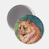 Marmalade Katze mit blauen Augen Magnet (Vorderseite/Rückseite)