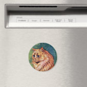 Marmalade Katze mit blauen Augen Magnet (In Situ (Geschirrspüler))