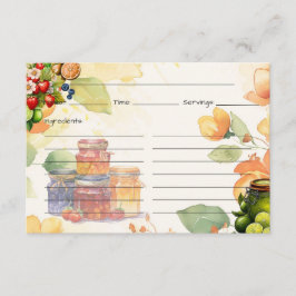 Marmalade Recipe Karte