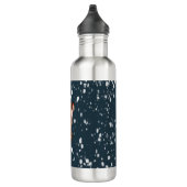 Marmaladenkatze im Schnee Edelstahlflasche (Rechts)