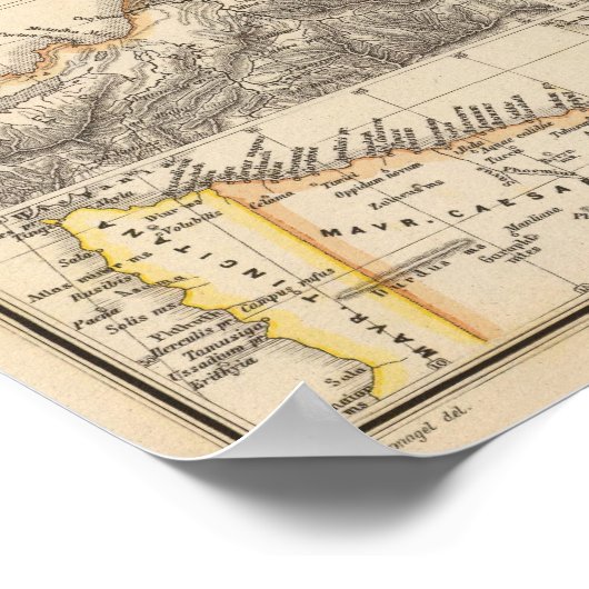 Marmarica, Kyrenaika, Afrika, Numidia Poster (Ecke)