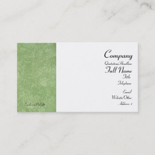 Marmarino Green Business Cards Visitenkarte