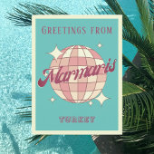 Marmaris Turkey Retro Vintage Postkarte