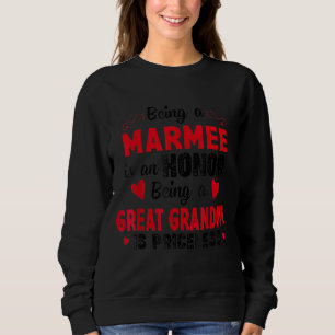 Marmee Oma zu sein, ist Cool kein individueller Gr Sweatshirt