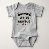 Marmees Kleine Ladybug - Niedlich Baby Strampler (Vorderseite)