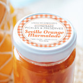 Marmelade aus Sevilla Runder Aufkleber