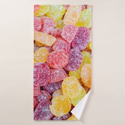 Marmelade, gelb und orange gelb badehandtuch (Badehandtuch)