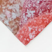 Marmelade, gelb und orange gelb fleecedecke (Ecke)