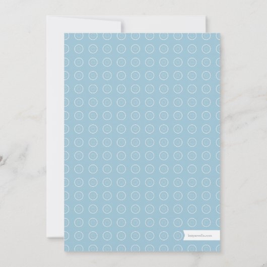 Marmelade| Graue Babydusche Einladung (Rückseite)