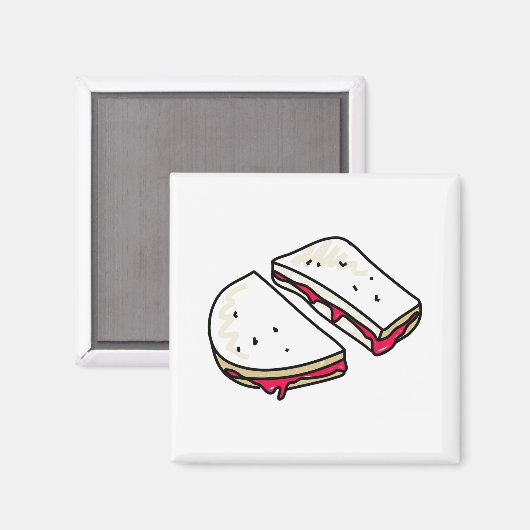 Marmelade Magnet (Vorderseite/Rückseite)