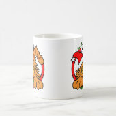 Marmeladen-Katze am Weihnachten Kaffeetasse (Mittel)