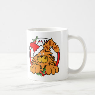 Marmeladen-Katze am Weihnachten Kaffeetasse