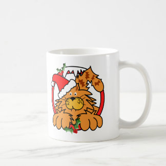 Marmeladen-Katze am Weihnachten Kaffeetasse