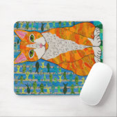 Marmeladen-Katze Mousepad (Mit Mouse)