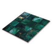 Marmer-Mix 4x4 Quadrate Smaragdgrün ID1186a Fliese (Seite)