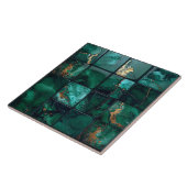 Marmer-Mix 4x4 Quadrate Smaragdgrün ID1186b Fliese (Seite)
