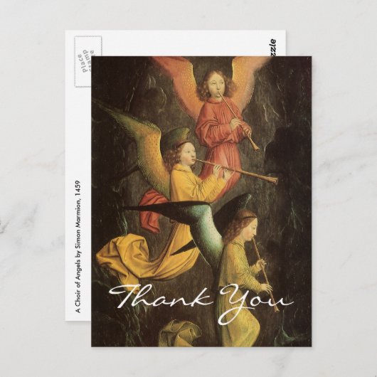 Marmions A-Chor der Engel Postkarte (Vorne/Hinten)