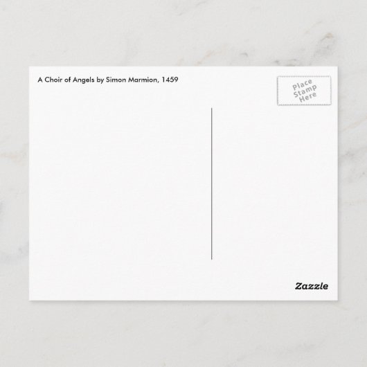 Marmions A-Chor der Engel Postkarte (Rückseite)
