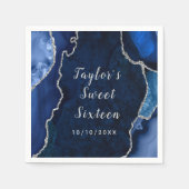 Marmor 16 . Geburtstag Serviette (Vorderseite)