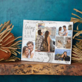 Marmor 5 Foto Collage Love Life with you Fotoplatte (Seite)