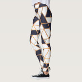 Marmor Abstrakt Mosaik Leggings (Links)