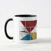 Marmor-Abstrakt-Tassendesign Tasse (Links)