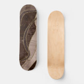 Marmor Achat Gold Glam 4 Skateboard (Vorderseite)