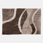 Marmor Achat Gold Glam 5 Geschirrtuch (Horizontal)