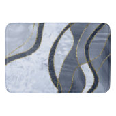Marmor-Achat-Gold-Glamour 8 Badematte (Vorderseite)