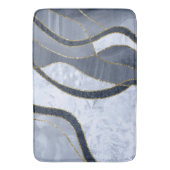 Marmor-Achat-Gold-Glamour 8 Badematte (Vorderseite Vertikal)