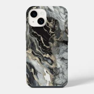 Marmor-Achat-inspirierte Luxus-Textur  iPhone 14 Hülle