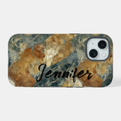 Marmor-Achat-iPhone/iPad-Hülle iPhone 15 Hülle (Rückseite (Horizontal))