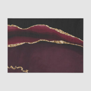 Marmor Agate Chic Black Lila Gold Glitzer Seidenpapier