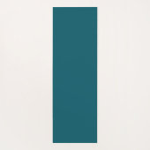 Marmor Aqua Aquamarin Gold Yogamatte (Rückseite)