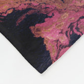 Marmor, Aquarell Fleecedecke (Ecke)