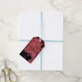 Marmor, Aquarell Geschenkanhänger (Mit Garn)