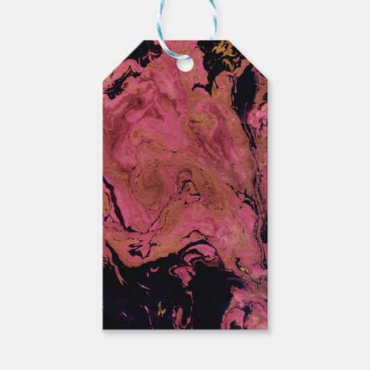 Marmor, Aquarell Geschenkanhänger (Vorderseite)