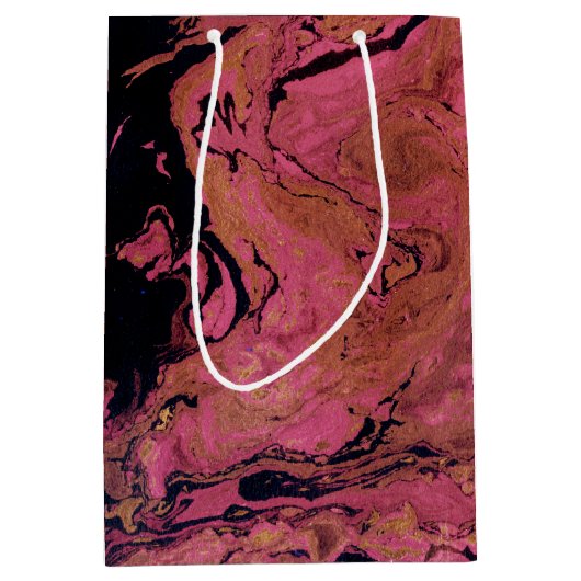 Marmor, Aquarell Mittlere Geschenktüte (Vorderseite)