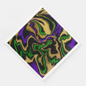 Marmor aus Mardi-Gras-Party Serviette (Ecke)