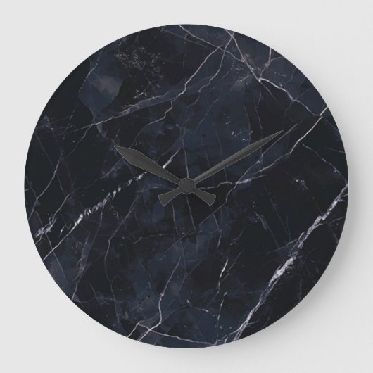 Marmor aus Marmor: Steintextur. Große Wanduhr (Vorderseite)