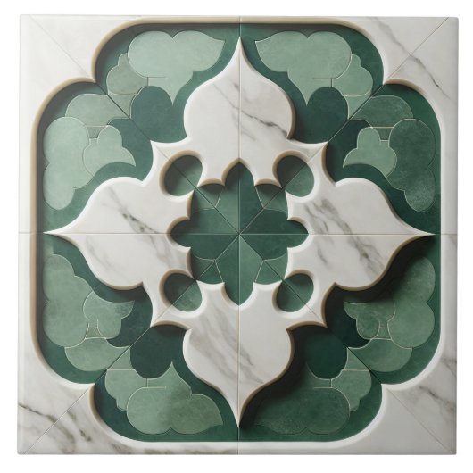 Marmor aus marokkanischem Quartieren Fliese (Vorderseite)