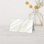 Marmor aus roter Blume Platzkarte (Rückseite)